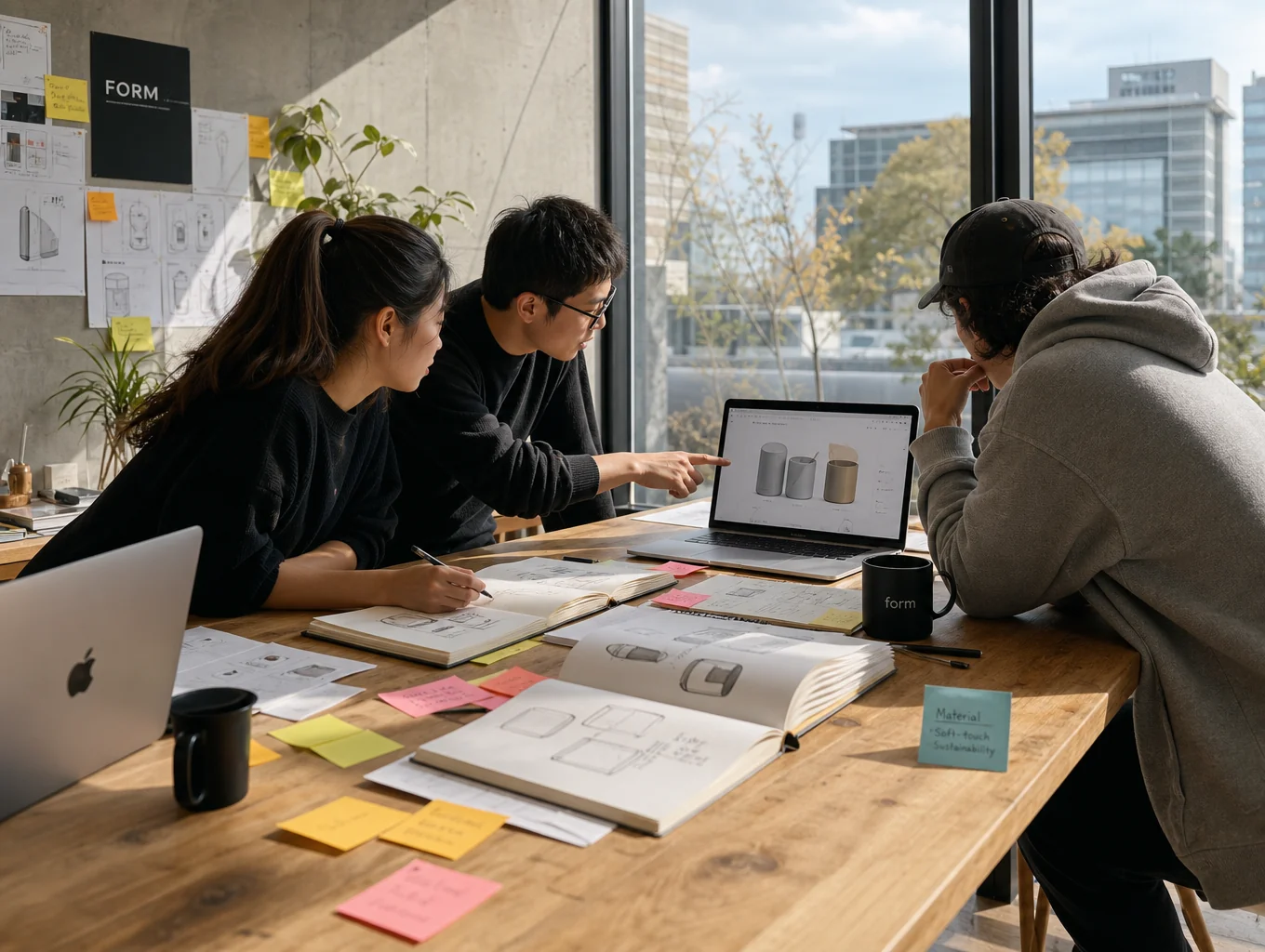 Content strategy session with collaborative planning