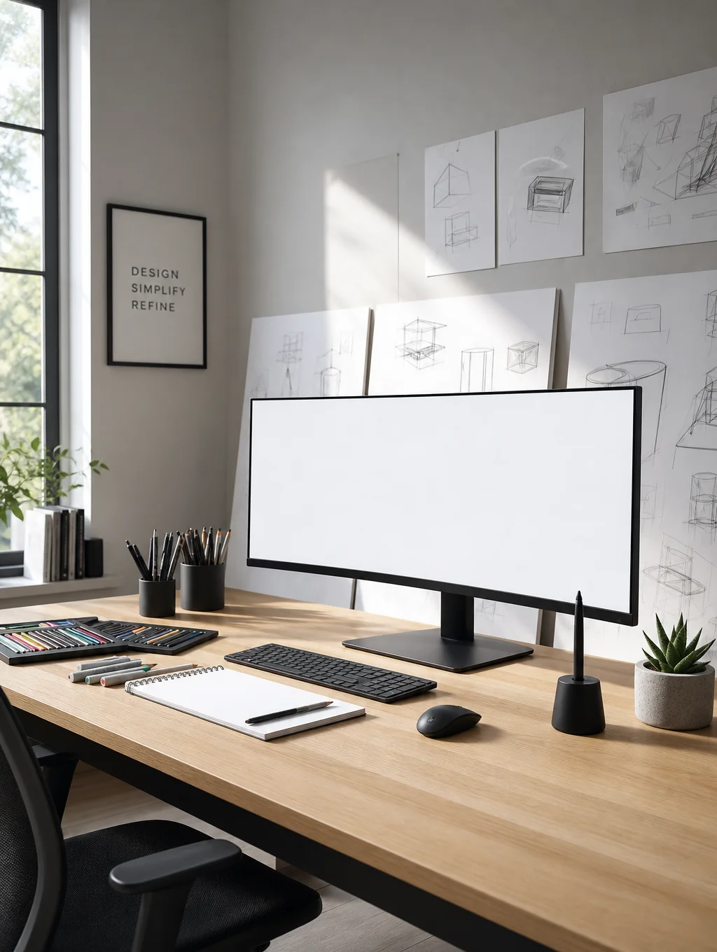 Twofold Studio creative workspace showing strategic design and brand development